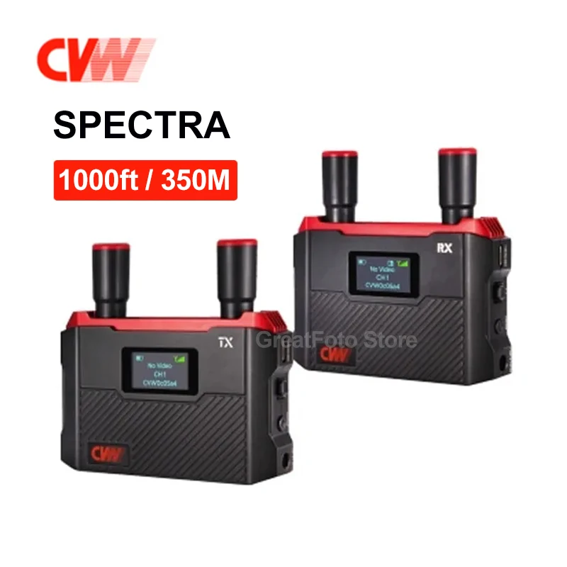 CVW SPECTRA 1000ft Wireless Full HD 1080P image Video Transmission System HDMI-compatible Transmitter Receiver For Photo Video