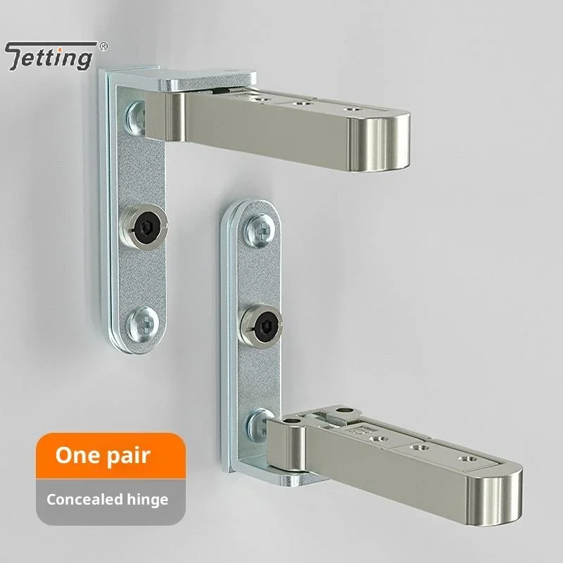 2 pezzi cerniere nascoste per porte 3D girevoli regolabili invisibile cerniera mondiale cerniera per porta in lega di zinco ferramenta per mobili