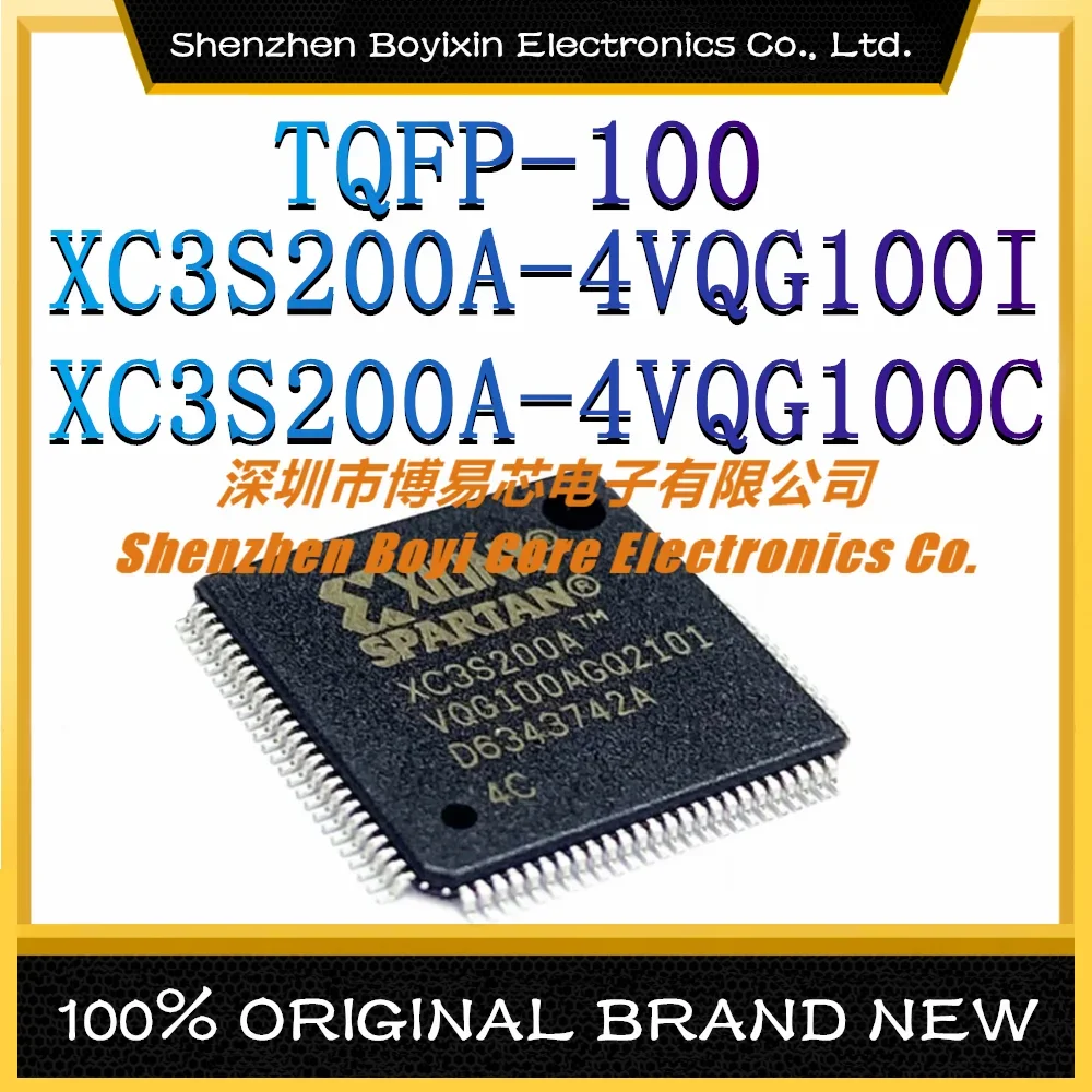 

XC3S200A-4VQG100I XC3S200A-4VQG100C Package:TQFP-100 New Original Genuine