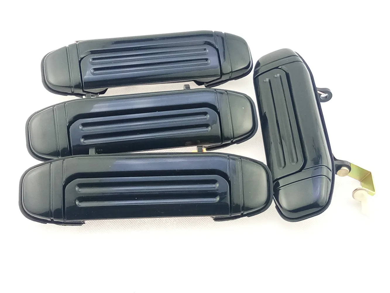 4Pcs/set Car Front Rear Outer Door Handle Black for Mitsubishi Pajero Montero V31 V32 V33 V43 V46 V47