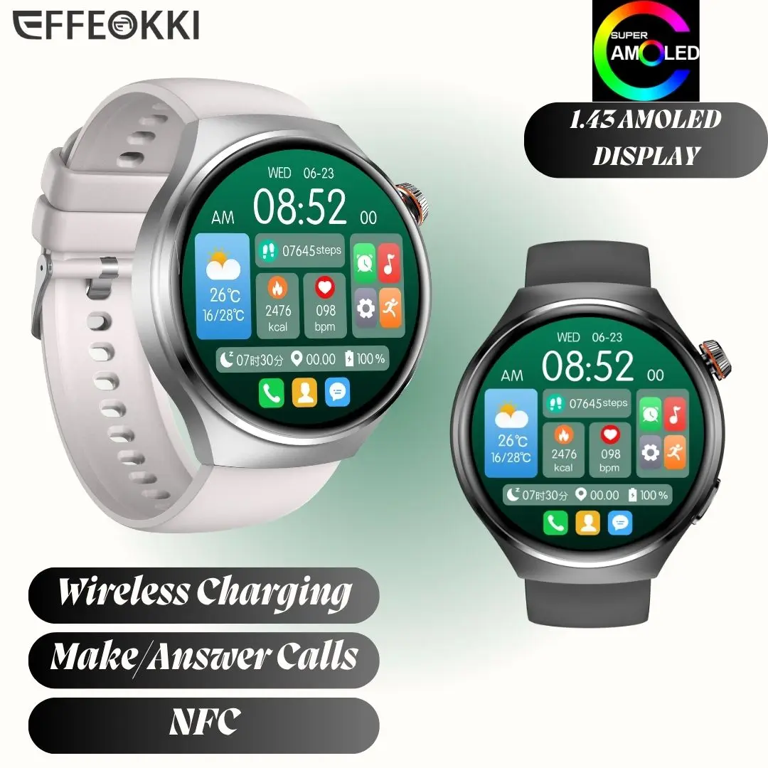 

Smartwatch Outdoor Military 466*466 Hd Screen 1.43" Amoled Screen Sport NFC Rugged Smart Wrist Watch