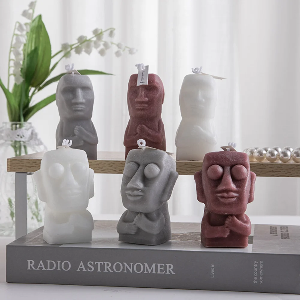 1Pc Stone Man Scented Candle,  - Home Fragrance Scented Candle recension och pris