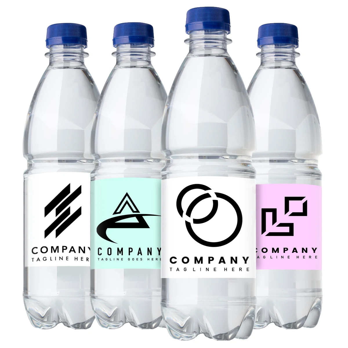 30 Buah Stiker Botol Air Logo  - Photography Logo ulasan dan harga