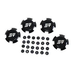 For Jetour T2 Traveller Black Wheel Hub Cover Wheel Hub Screw Cap Protection Cover Replacement Parts Covers Tires Car Accessory