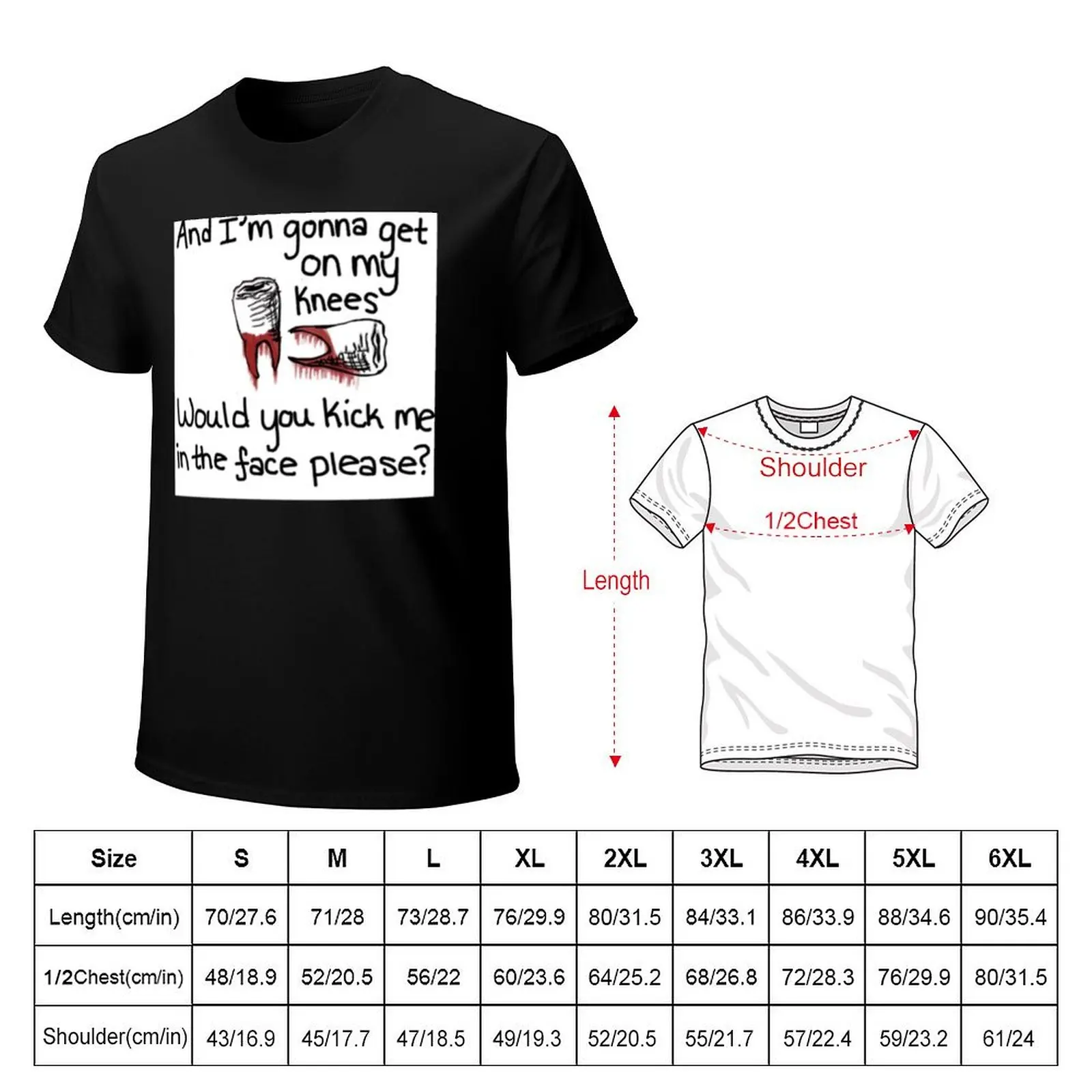 Lipstick Covered Magnet The Front Bottoms T-Shirt Gym Wear Breathable Short Sleeve Tee