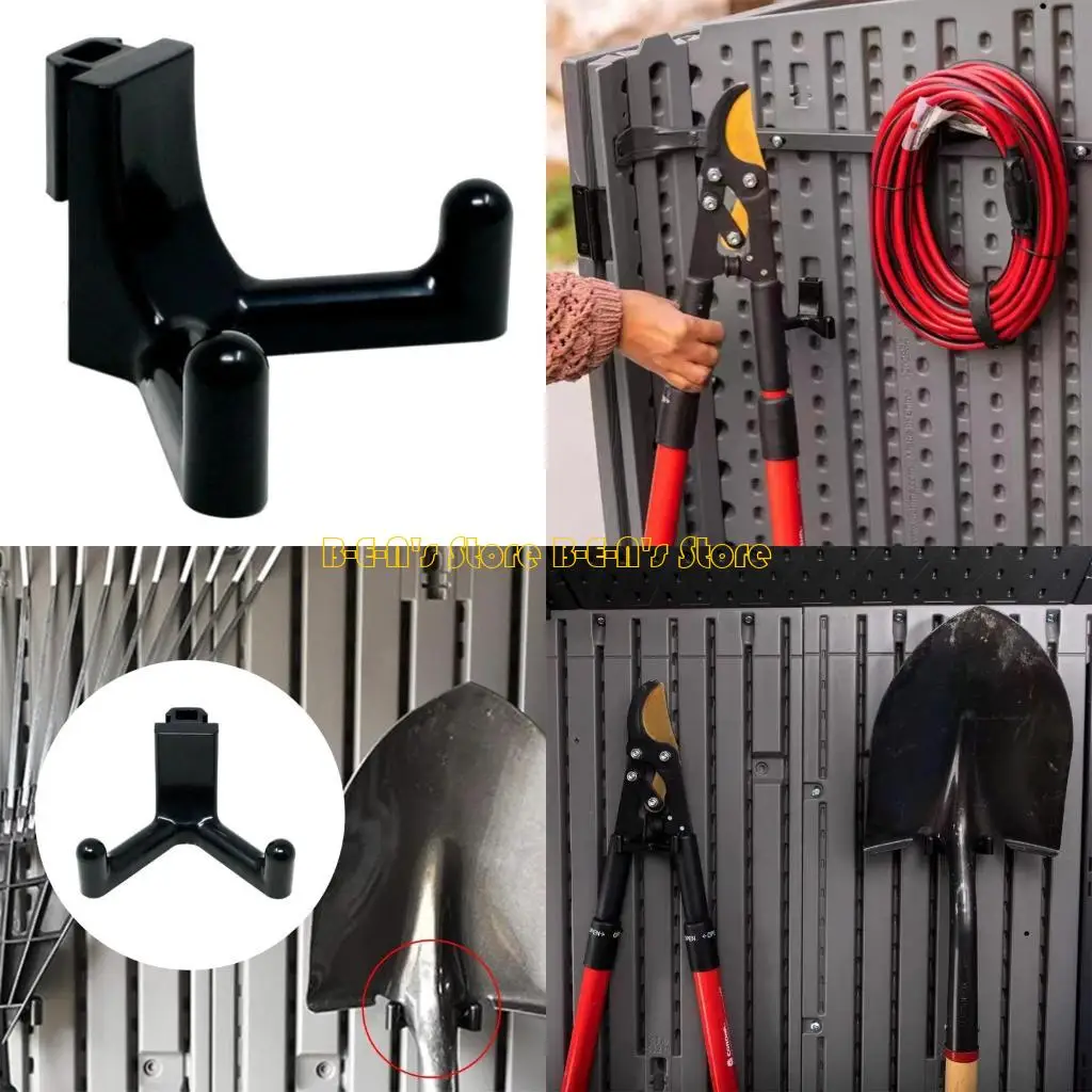 y1ad-寿命小屋フックガレージ電動工具ホルダー-abs-ツールフック小屋アクセサリースペース節約