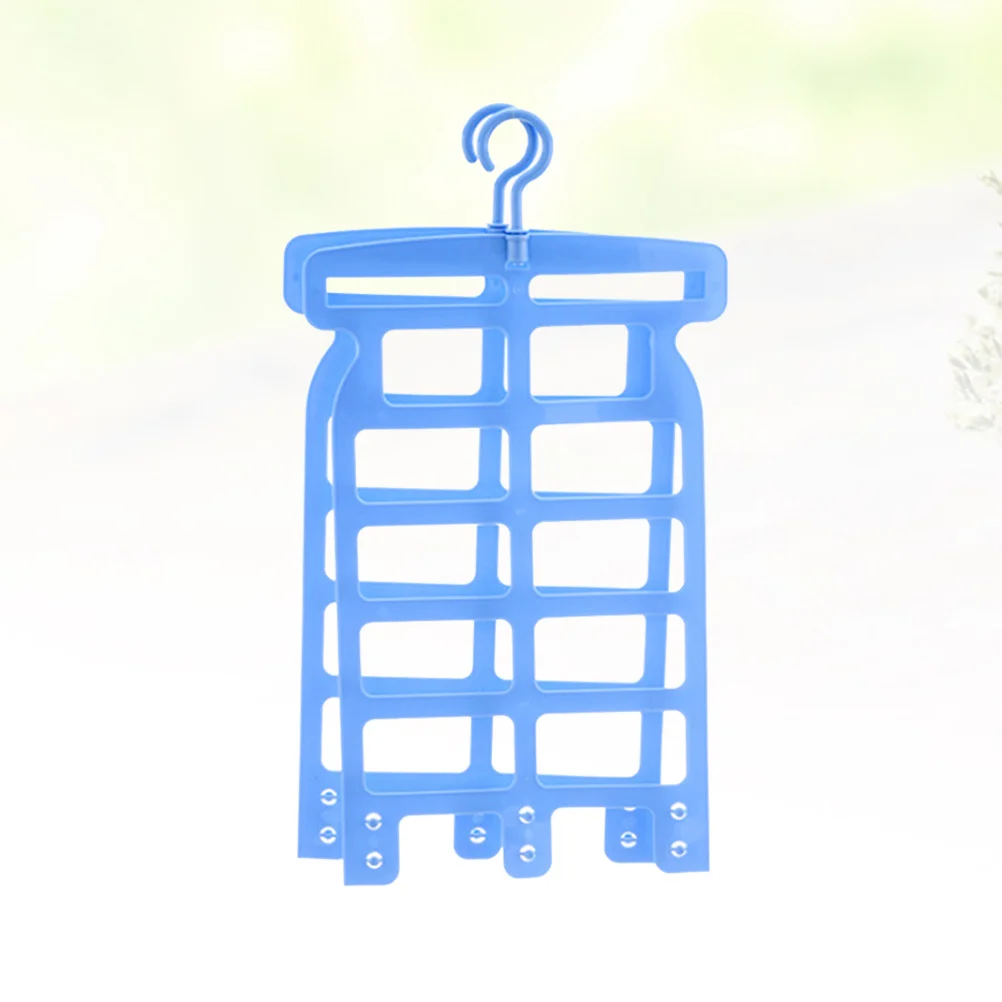 

Home Drying Rack Adjustable Plastic Pillow Holder for Cushions Scarves Socks Blue Multifunctional Compact Design