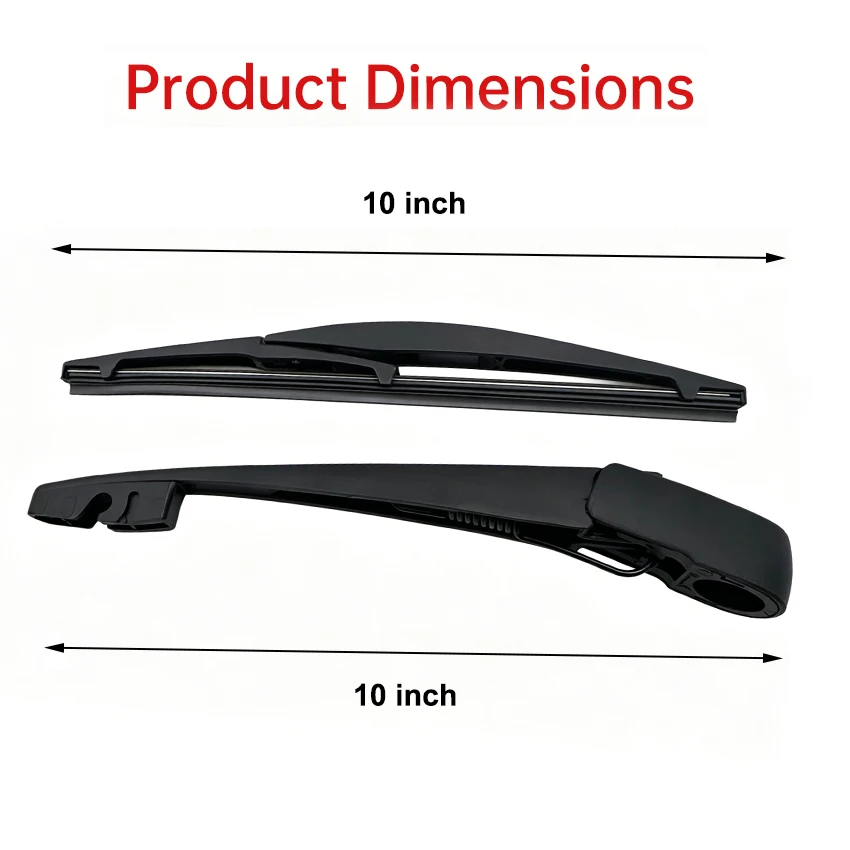 Heckscheibe Scheibenwaschanlage Wischerarm Klinge Set für Suzuki Swift Fließheck 2004-2017 Autozubehör Zubehör – Detail 2