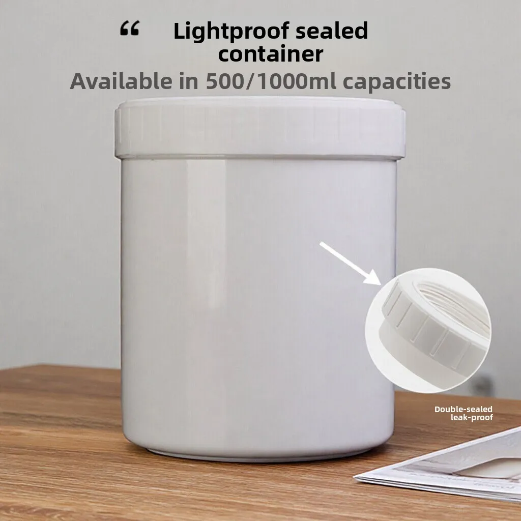 Lightproof Sealed Plastic Paint Packaging Canister for Latex Paint Sublimation 500ml 1000ml Kitchen Storage Containers