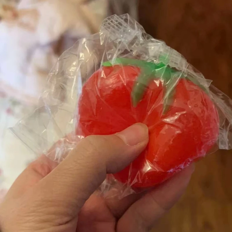 Taba Squishy Cool In Summer Tomatoes Water Balloon Water Fights On The Beach Can't Be Broken Artificial Fruits Kids Squeeze Toys