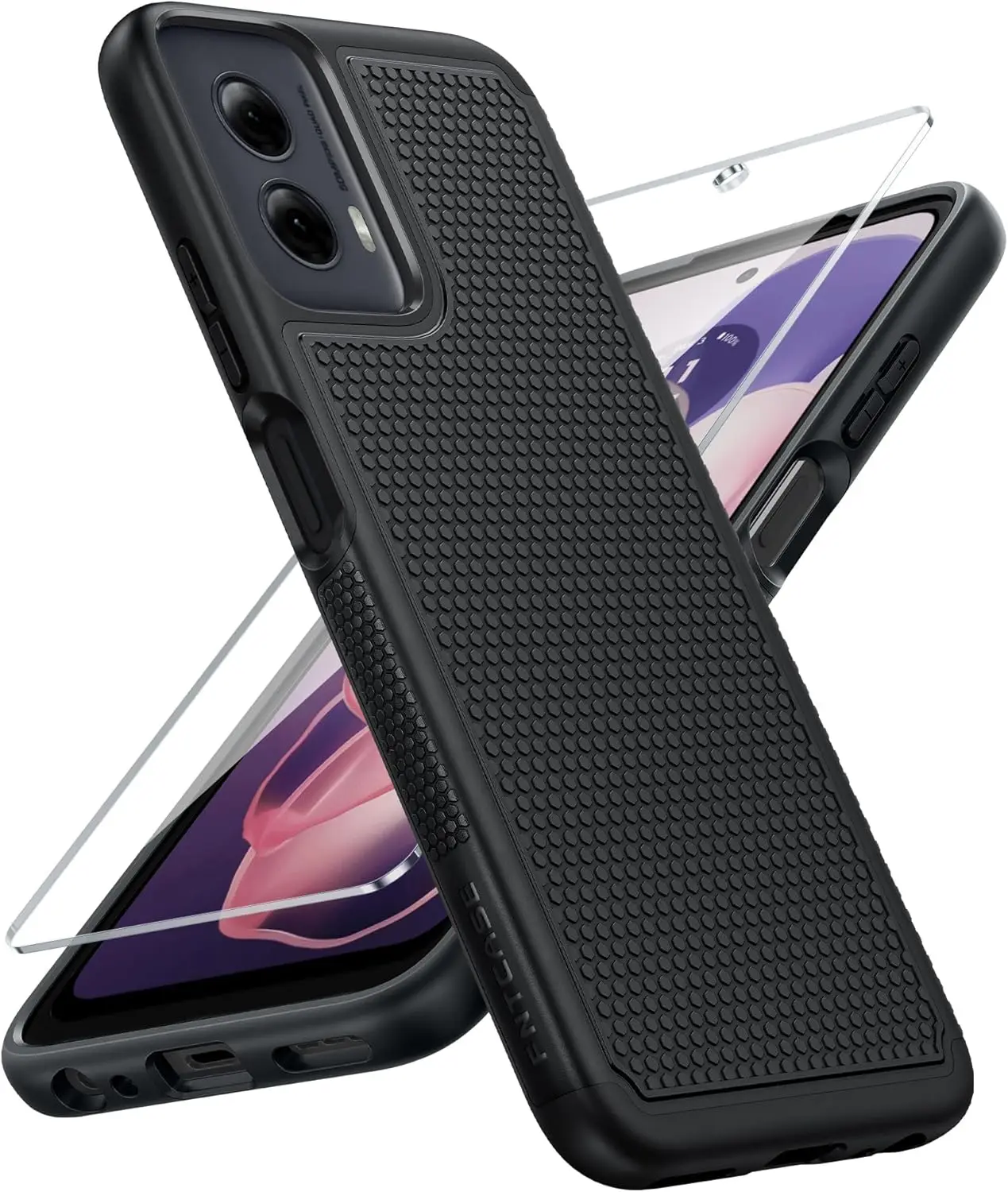 

Shockproof Rugged Phone Case for 6.7" Moto G Power 2024 - Dual Layer Protection, Non-Slip Grip