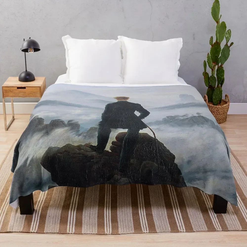 

WANDERER ABOVE THE SEA OF FOG - CASPAR DAVID FRIEDRICH Throw Blanket Lightweight Cozy Blanket for Bed Sofa