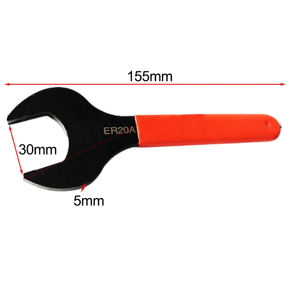 Single-sided Opening Angled U-shaped Opening Wrench, Clamps The Nut And Rotates Spanner Flat Head Blackening For Auto Repair