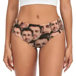 Custom Alonso Head Brief Panties Womens Comfort Stretch Fernando Sports Car Underwear