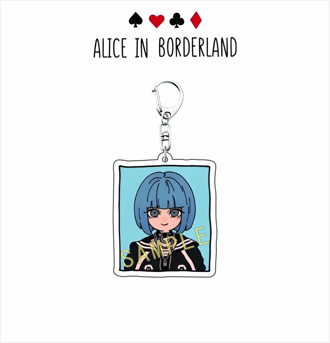 Alice in Borderland Anime 5cm Acrylic Character Keychain Cute Backpack Pendant Car Decoration Fan Collection Gift