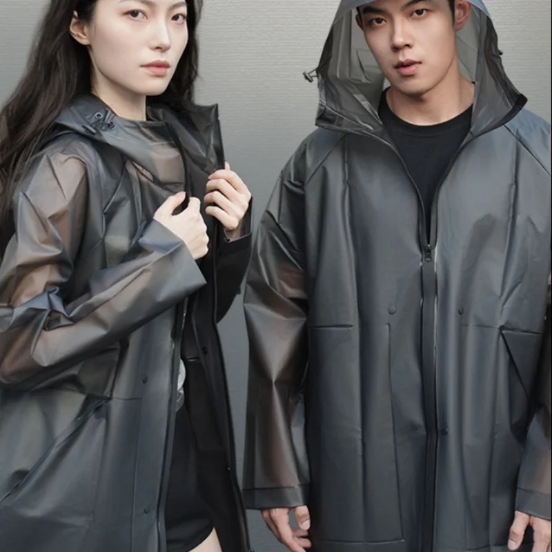 

High Quality Split Type Raincoat Adult Couple Ultra-Thin Motorcycle Riding Raincoat TPU Men Outdoor Waterproof Jacket Rainwear