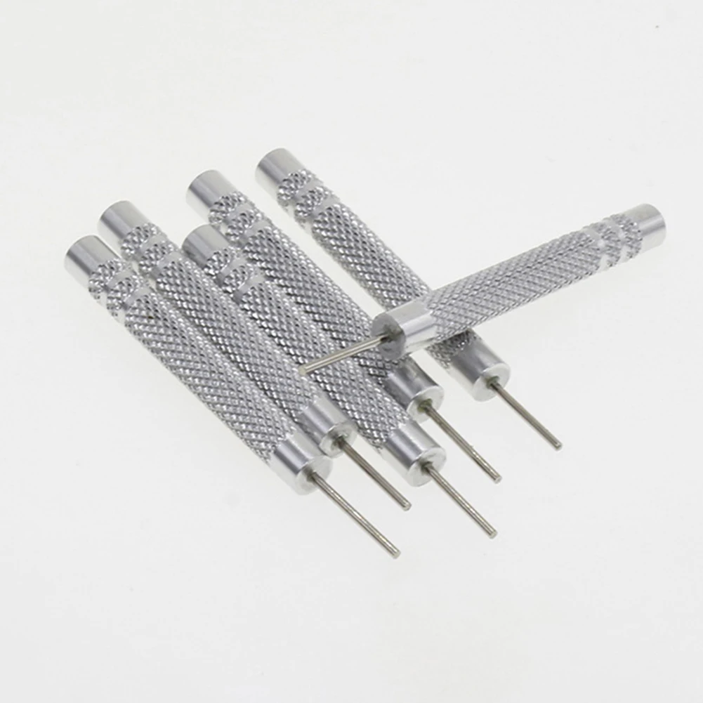 10 stuks 0.7mm/0.8mm/0.9mm/1.0mm Ijzeren Pin Punch Set Metalen Horloge band Reparatie Tools Voor Verwijderen Aanpassen Assembleren Handje