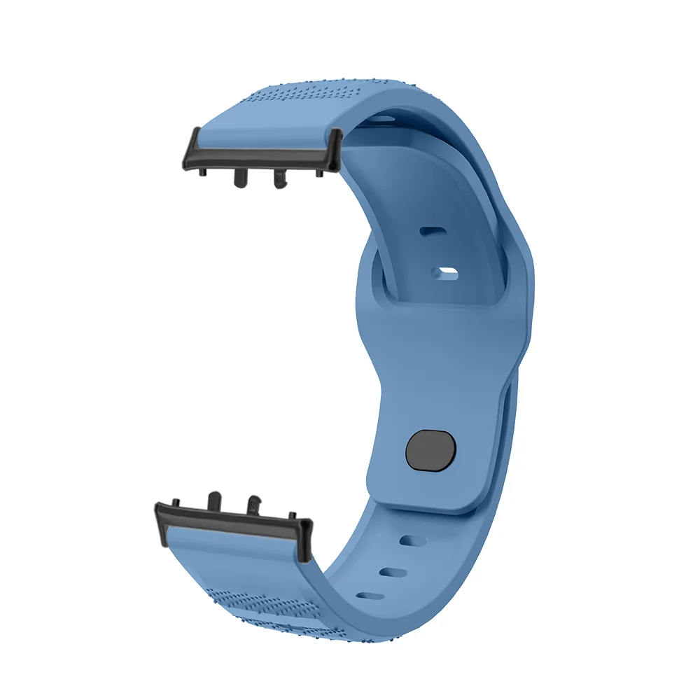 

18mm Watch Strap For Samsung Galaxy Fit 3 Rice Grain Style Sweat-proof Silicone Quick Release Smartwatch Band Man Woman Bracelet