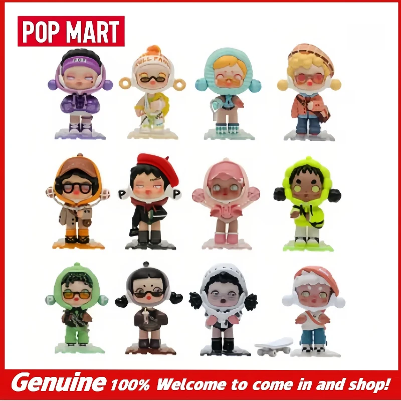 

New POP MART Skullpanda Sp2 Panda Craze Cool Blind Box Retro Style Pink Statement Collectible Art Toy For Adult Collectors