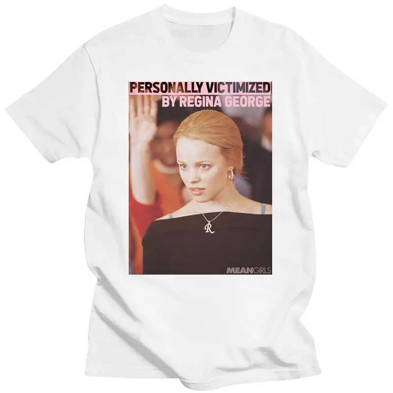 New Mean Girls Regina George Victim Licensed Adult T-Shirt Trendy Streetwear Tee Shirt