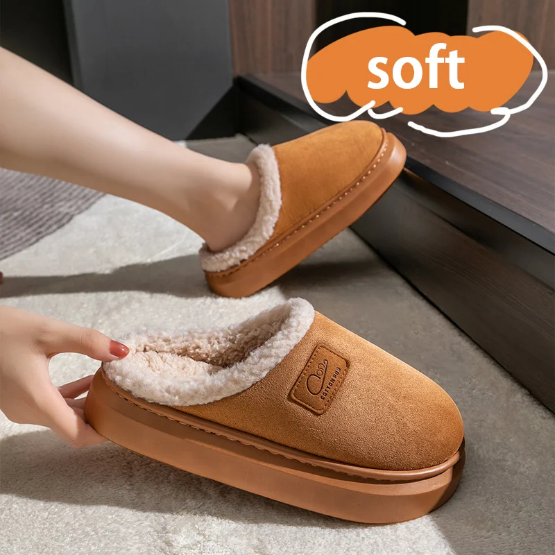 Slippers for Womens Warm Memory Foam Anti-Slip House Shoes Comfortable Cotton Slippers Home Bedroom Shoes Indoor & Outdoor