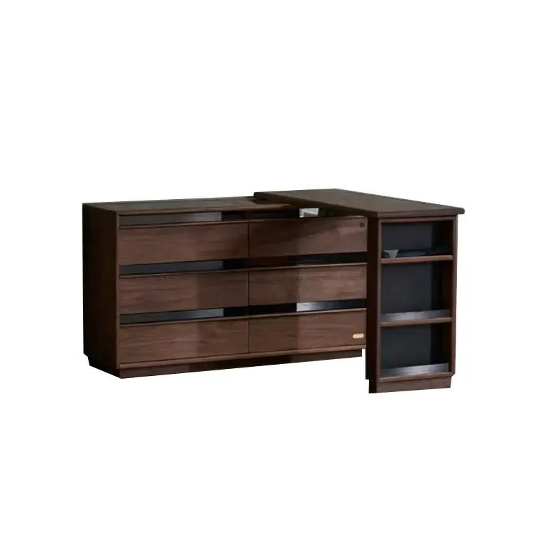 

Bedroom bedside cabinet Retractable corner storage cabinet
