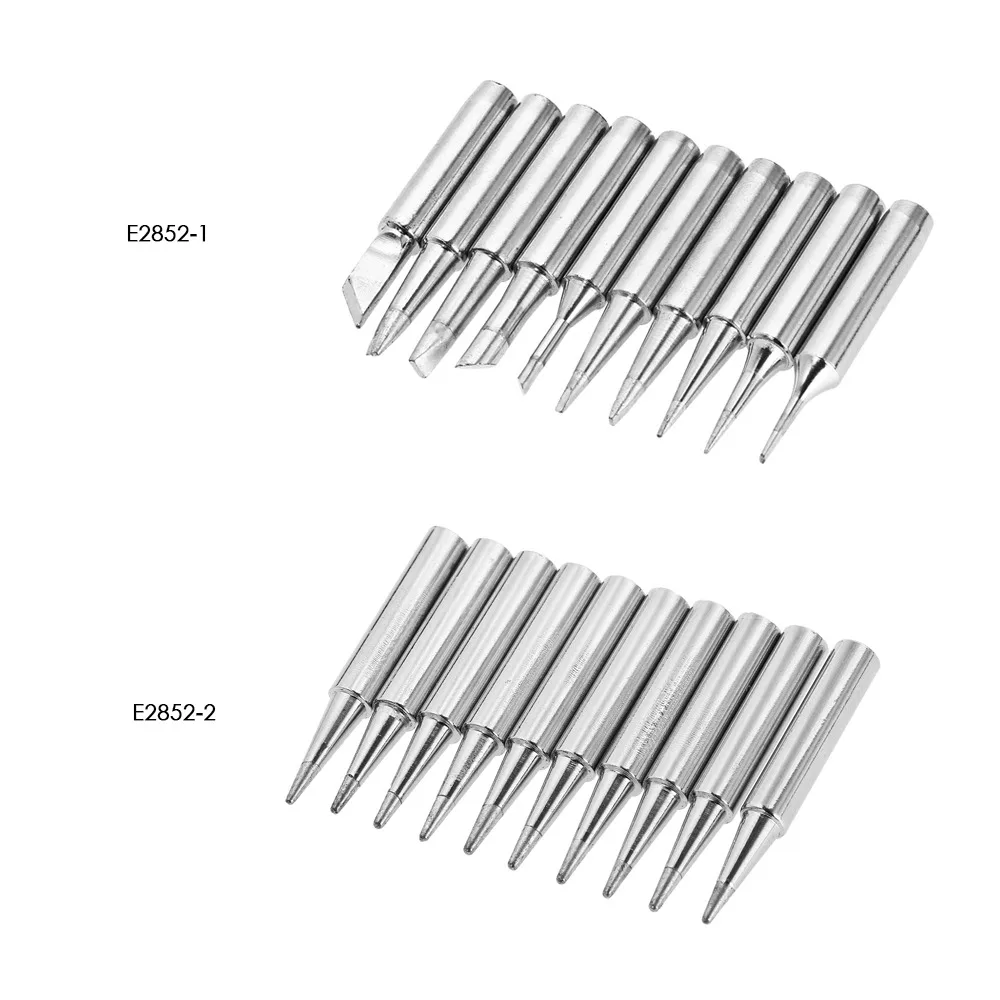 10PCS Tips Silver Soldering Iron Tips 900M-T Series 900M Soldering Tips Welding Iron Tips For Welding Equipment