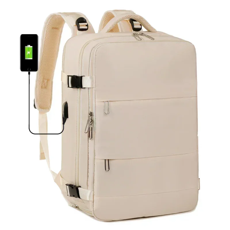 Expansion Large Capacity Nylon Travel Backpack 2026 Hot Sale Fabric Waterproof Backpack Multifunctional Commuting Computer Bag