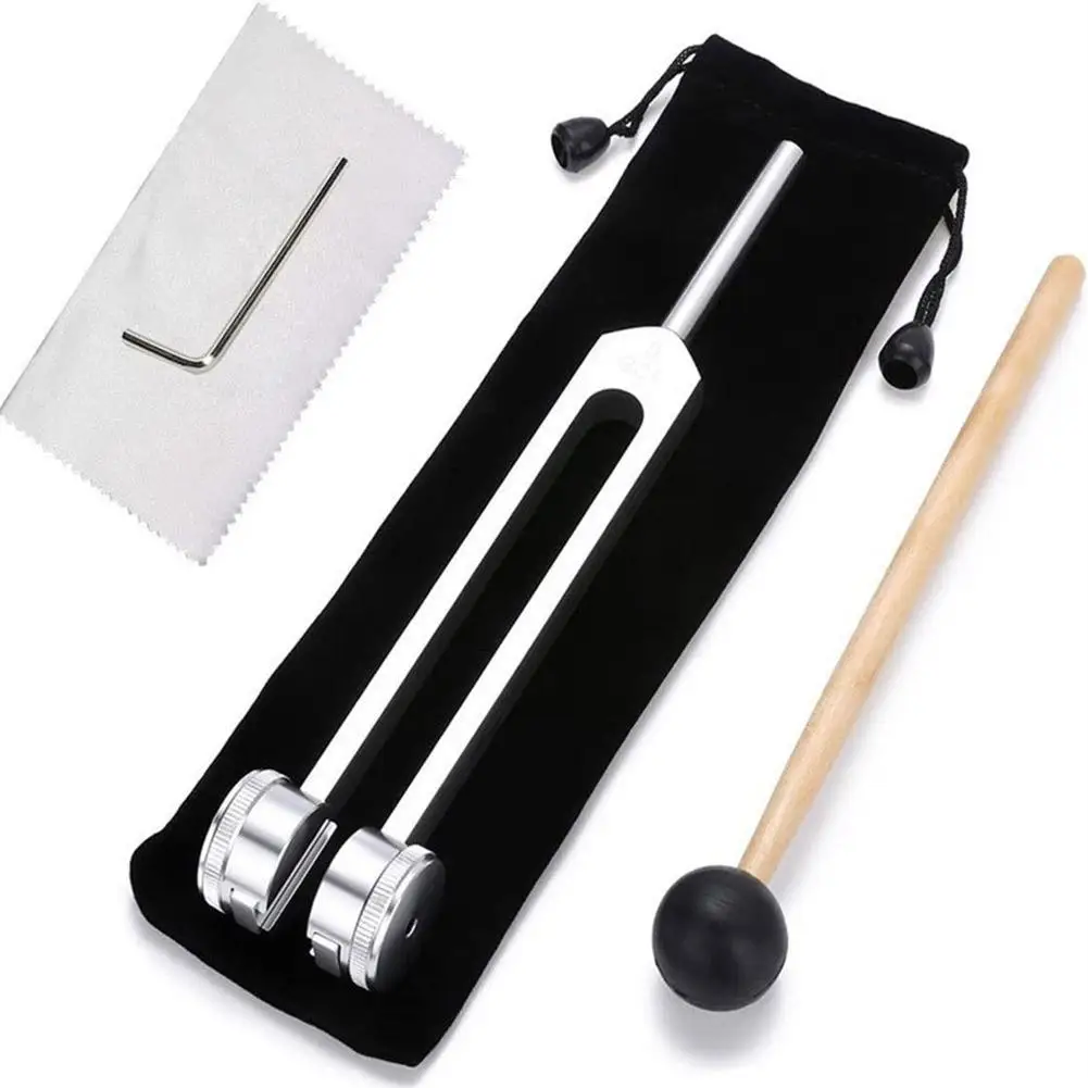 128 Hz Tuning Fork Set Weighted Bio-Acoustic Tuning Fork for Healing Chakra,Sound Therapy,Reliever Stress