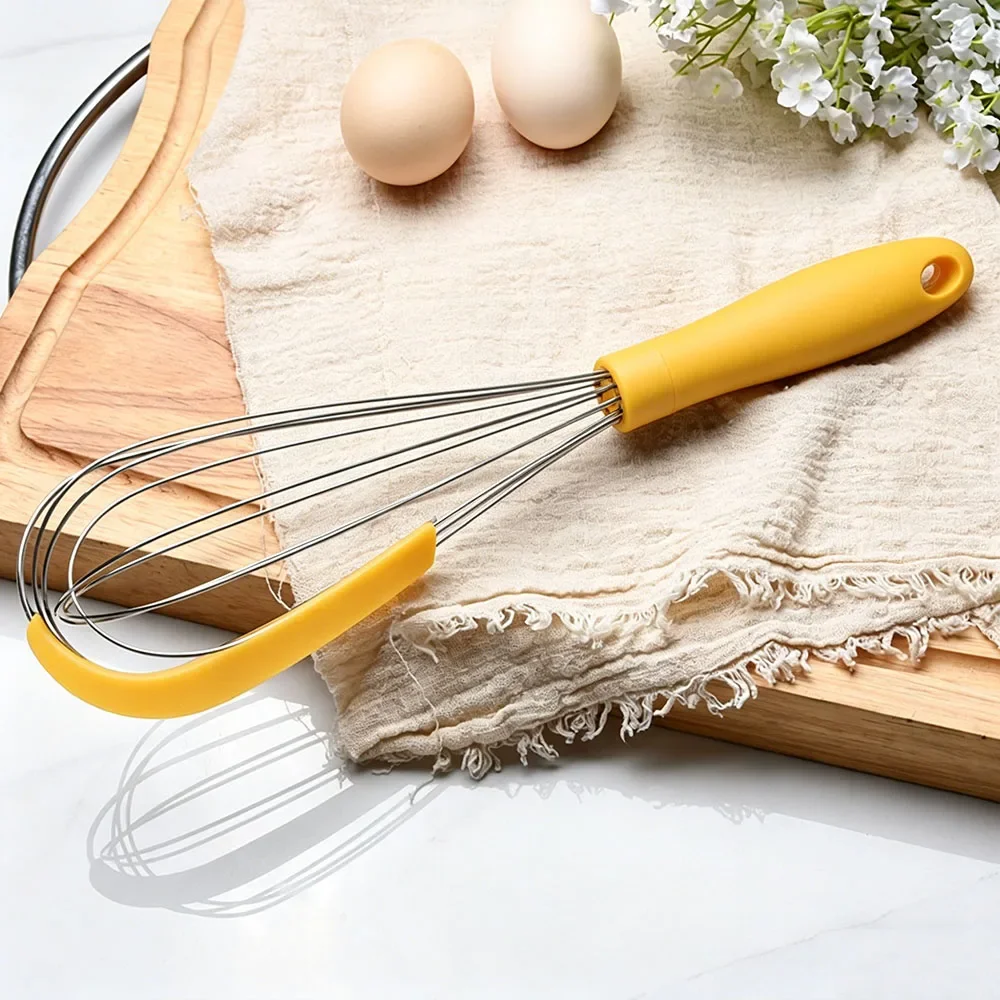 Large 31.5cm/12.5inch Wire Whisks Mixer With Scraper Egg Bea