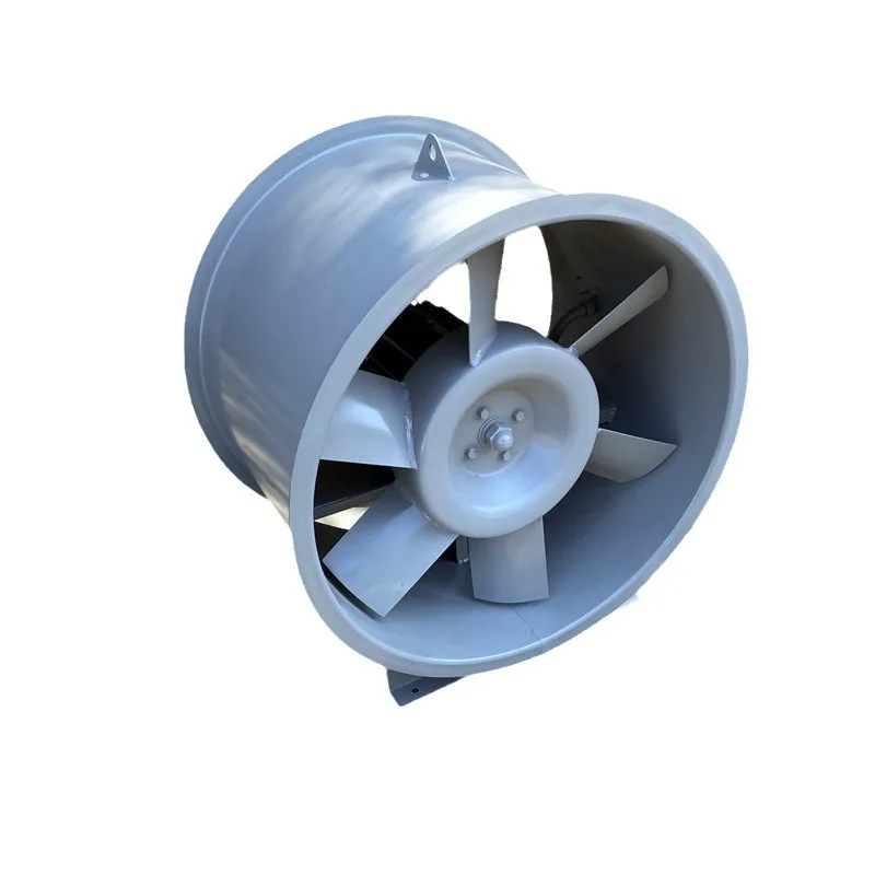 Axial flow smoke exhaust fan, pipe and accident fan, two-speed smoke exhaust positive pressure blower fan