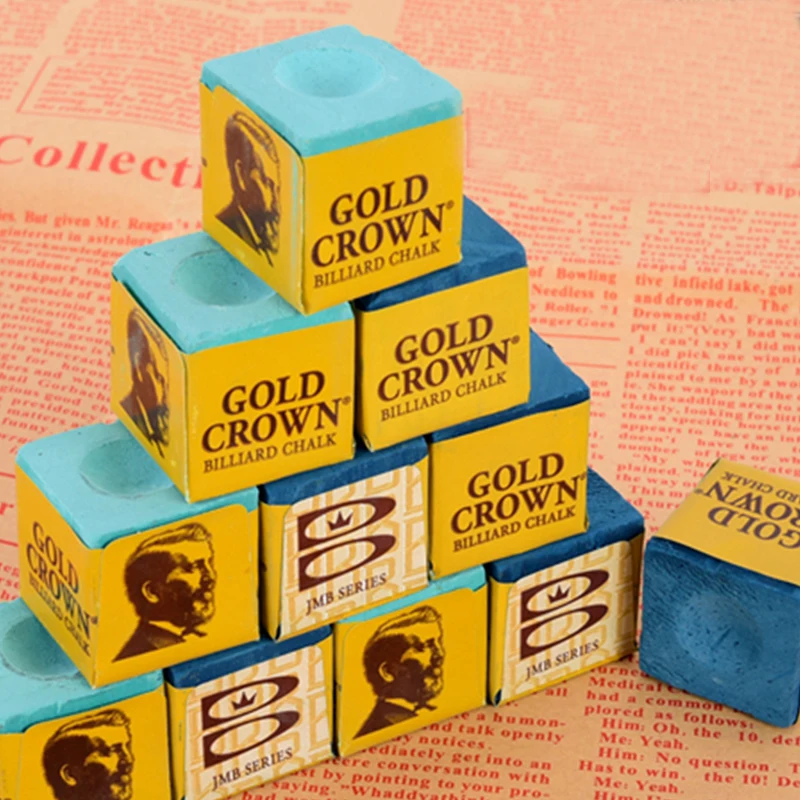 Best CHALK BRUNSWICK TIP, Gold, CROWN, Green, Blue Pool Billiard