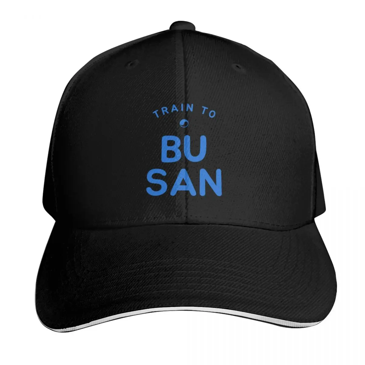 TRAIN TO BUSAN KOREA Baseball Cap Six Panel Structured Crown Sun Protection UPF 50+ Breathable Mesh Back