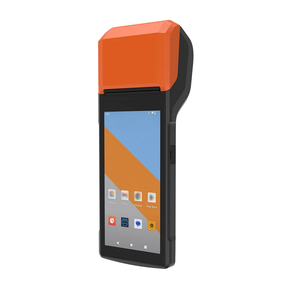 5.5 بوصة أندرويد 13 المساعد الشخصي الرقمي POS محطة مع طابعة الإيصالات ماسح الباركود اللاسلكي 4000mAh بطارية يده الكمبيوتر المحمول #5