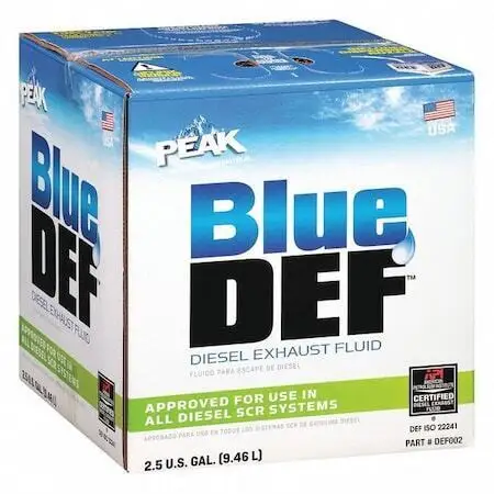 Peak Def002 Diesel Exhaust Fluid, Blue Def, Jug, 2.5 Gal, Api/Iso-22241-1 74804032116