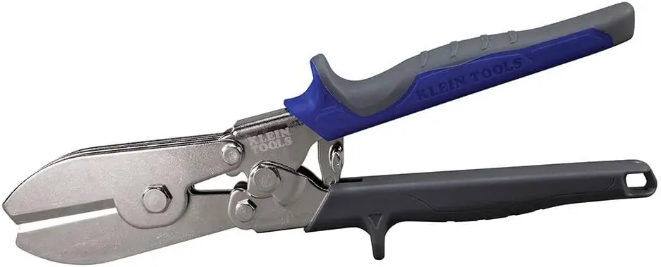 

5 Blade Crimper for Ductwork, Pipe and Sheet Metal - Compound-Leverage Mechanism, All Steel Construction with Comfortable Grips