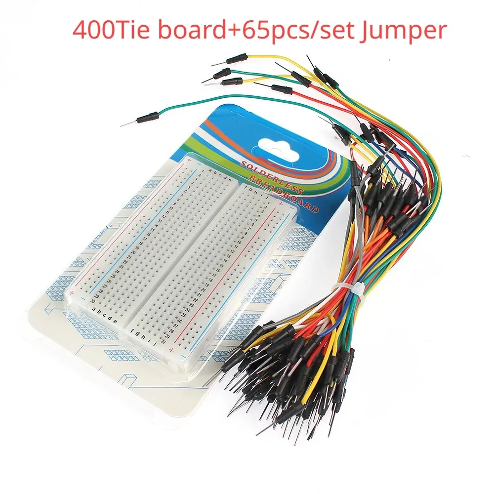 400 830 Point Breadboard Kit With Dupont Cable 65PCS Jumper Wire Cables PCB Board Bread Wire Electronic Set