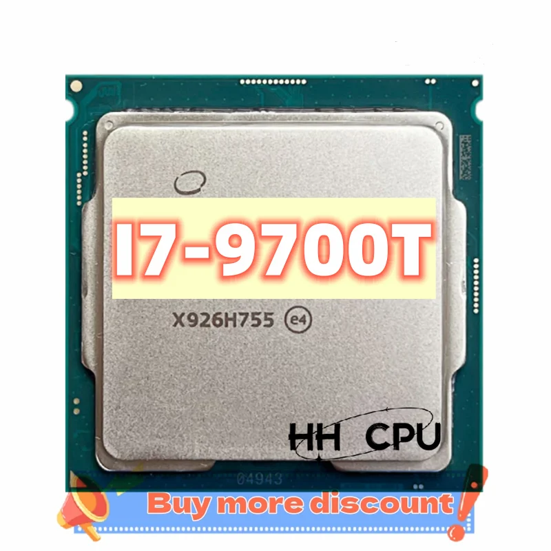 Core i7-9700T i7 9700T 2.0 GHz Eight-Core Eight-Thread CPU Processor 12M 35W PC Desktop LGA 1151