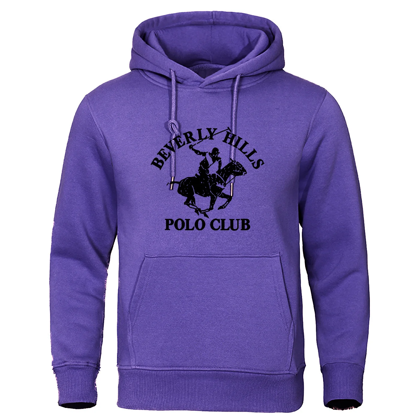 Beverly Hills Polo Club Popular Women\'s Autumn/Winter Round Neck Hoodie Printed Casual Loose Women\'s Long sleeved Sweater