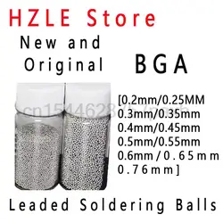 25,000PCS New and Original 0.2mm/0.25MM/0.3mm/0.35mm/0.4mm/0.45mm/0.5mm/0.55/0.6mm/0.65mm/0.76mm Leaded Soldering Balls BGA