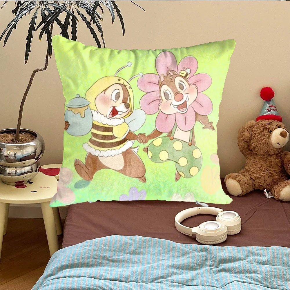Kawaii C-رقائق وديل المخدة غطاء الوسادة 45x45 الوسائد الزينة عيد الميلاد الديكور 2026 هدية شخصية الشمال المنزل #2