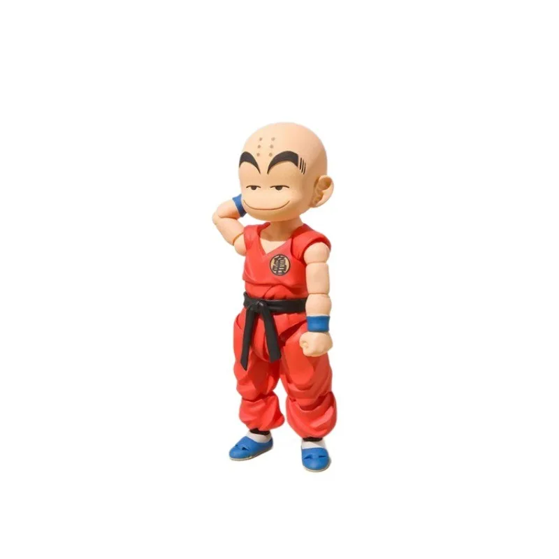 10 سنتيمتر في المخزون لعبة دراغون بول SHF طفل كريلين نسخة الطفولة Poseable عمل الشكل عيد الميلاد عيد ميلاد السنة الجديدة هدية الشكل أنيمي