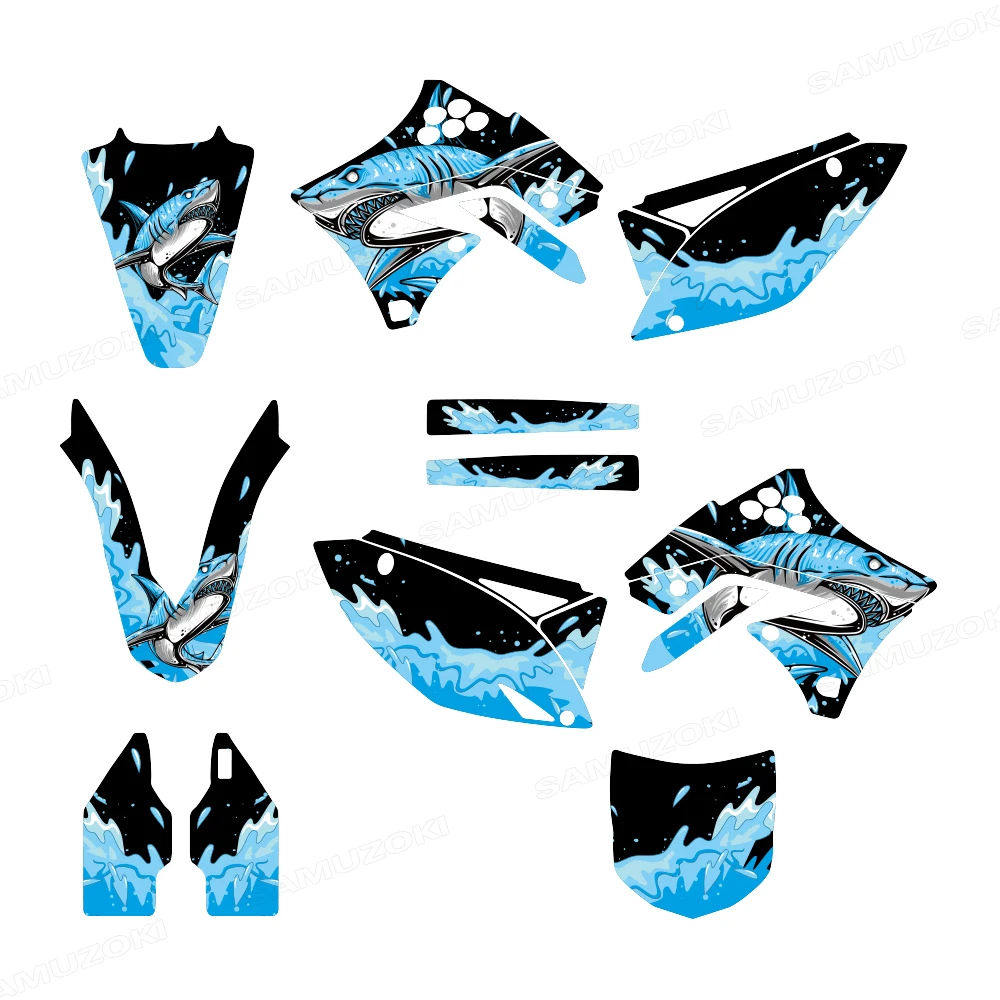 Motocross Graphics Backgrounds Decal Deco Sticker Kits Fit for KXF250 KX250F 2009-2012 2010 2011