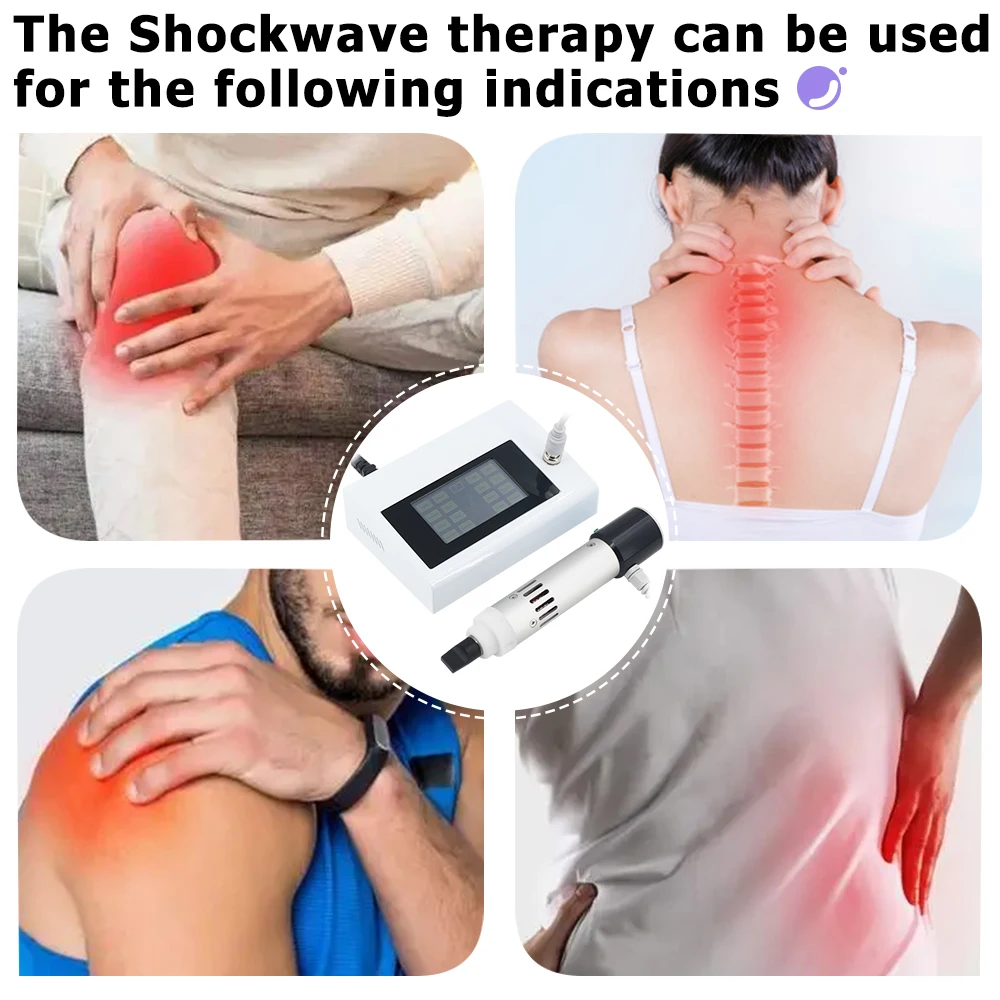 Professional Shock Wave Therapy Machine 300MJ 18Hz For ED Treatment And Elbow Pain Relief Physiotherapy Shockwave Massager New