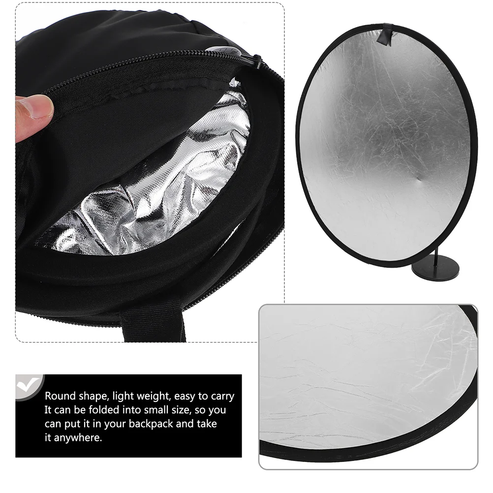 Diffuser Folding Reflector Light Reflectors for Photography 2 1 30X30X1CM Camera Flash Portable