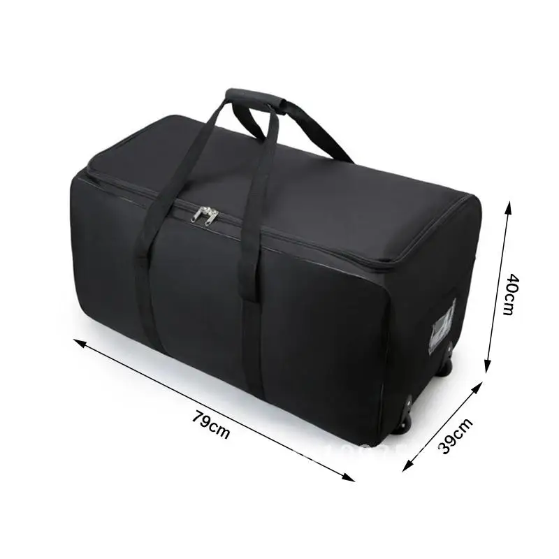 

Large Capacity Foldable Wheel Bags Luggages Wheels Travel Trolley Storage Suitcase Bag Carrying with Expandable