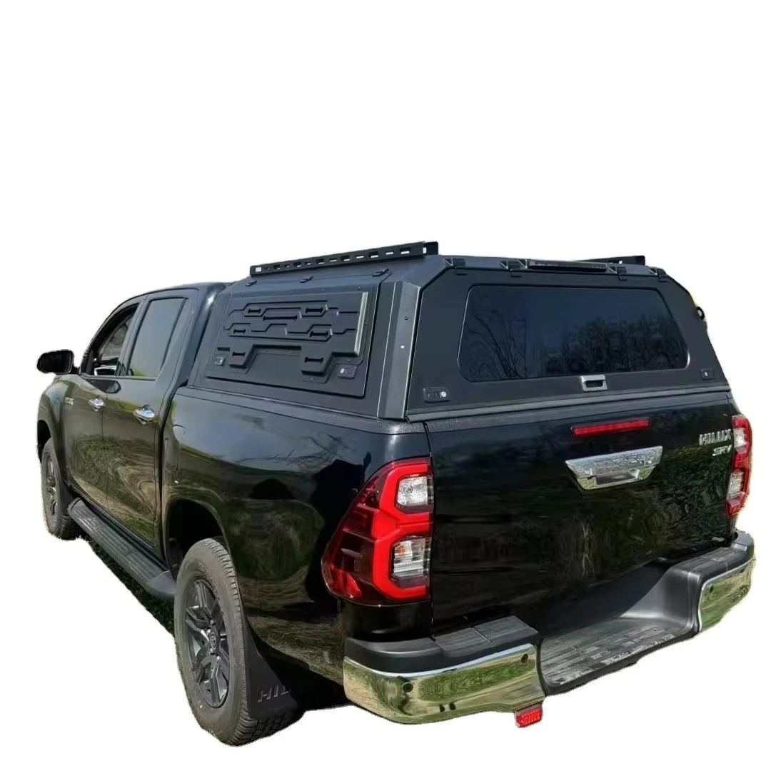 Tailored Size Hard Aluminum Canopy for toyota Hilux Dual Cab Top Camper Waterproof Anti-rust Rear Cover