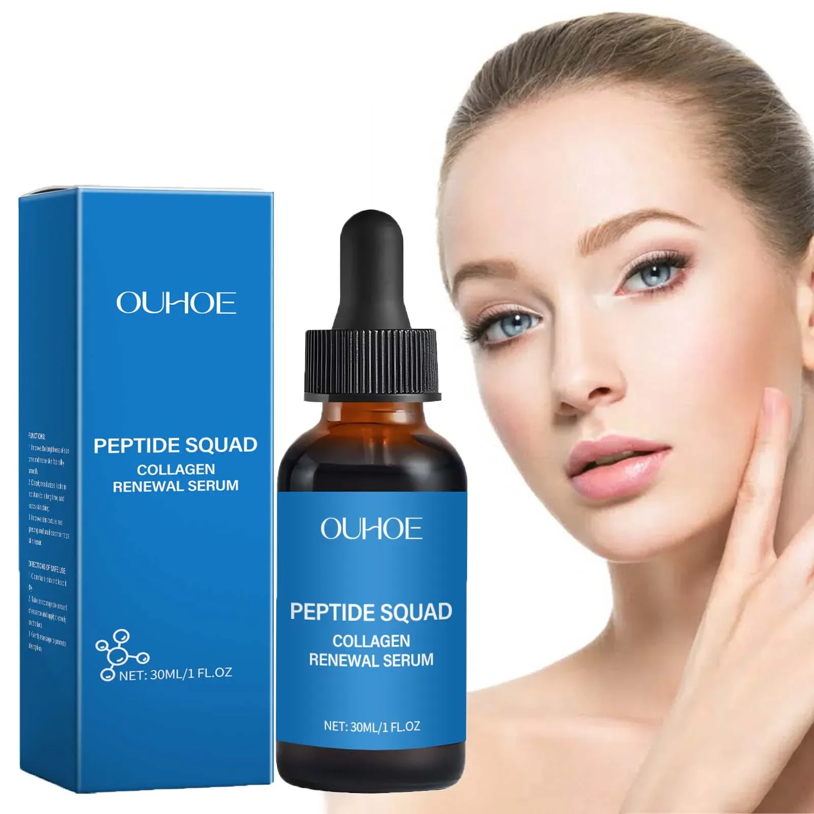 

Collagen Polypeptide Essence Fade Fine Lines Lifting Firming Moisturizing Skin Care Tightening Skin Nourishing Facial Serum