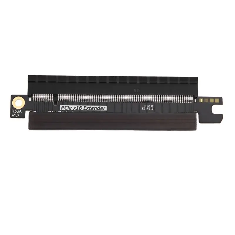 N36R-Pcie 5.0 X16 To X16 Connector Expansion Card Gen5 Testing Protection Adapter Graphics Riser Card PCB Extender 5.0
