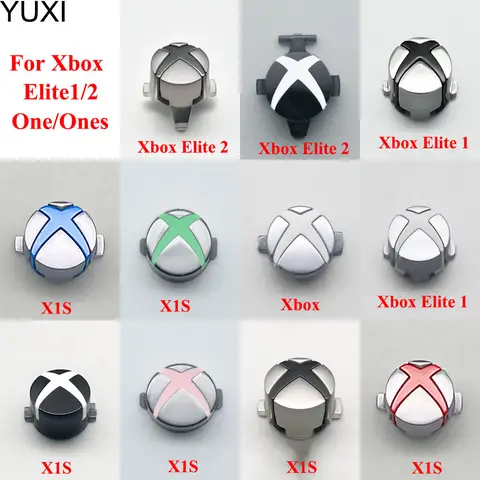 YUXI Xbox One 엘리트 시리즈 1 2 용 홈 버튼, Xbox One S 컨트롤러, 시작 복귀 스위치 라이트, 전원 가이드 로고 키, 1 개